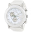 Gucci G-Chrono Quartz Chronograph White Rubber Watch YA101346 