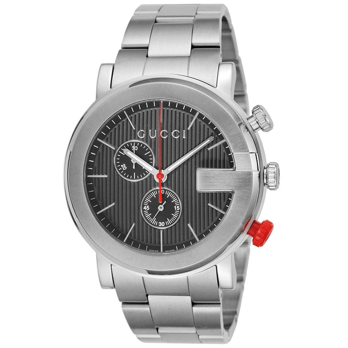 Gucci G Chronograph Quartz Chronograph Stainless Steel Watch YA101361 
