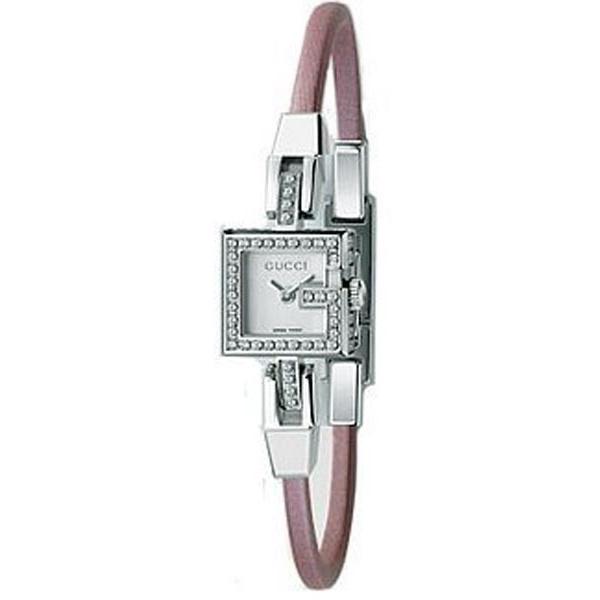Gucci G-Gucci Quartz Pink Leather Watch YA102510 