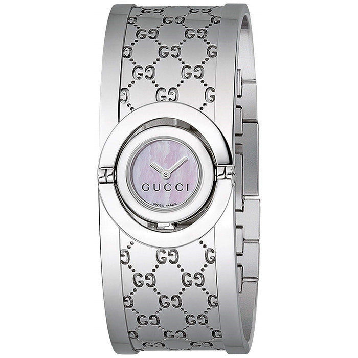 Gucci Twirl Quartz Stainless Steel Watch YA112510 