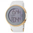 Gucci I-Gucci Special Latin Grammy Quartz Digital White Rubber Watch YA114225 