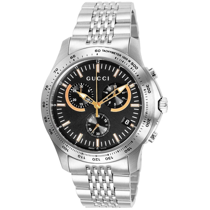 Gucci G-Timeless Quartz Chronograph Stainless Steel Watch YA126257 
