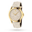 Gucci G-Timeless Quartz White Leather Watch YA1264033A 