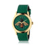 Gucci G-Timeless Quartz Bee Motiff Green Leather Watch YA1264065 