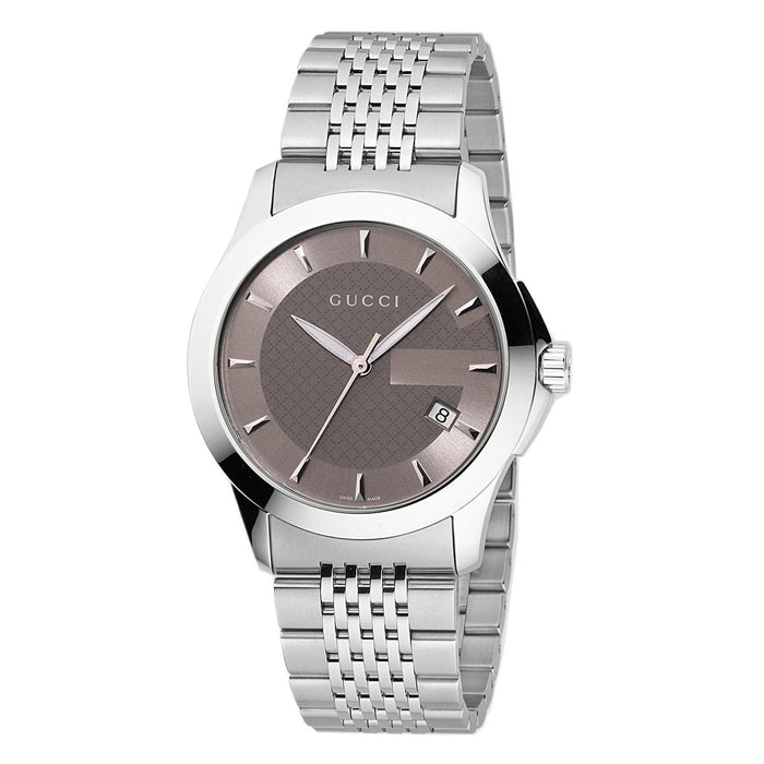 Gucci G-Timeless Medium Quartz Stainless Steel Watch YA126406 