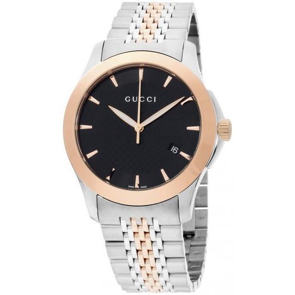 Gucci G-Timeless Quartz Two-Tone Stainless Steel Watch YA126410 