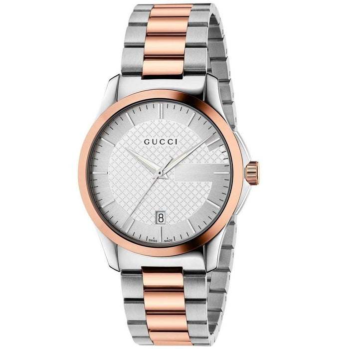 Gucci G-Timeless Quartz Two-tone Stainless Steel Watch YA126447 