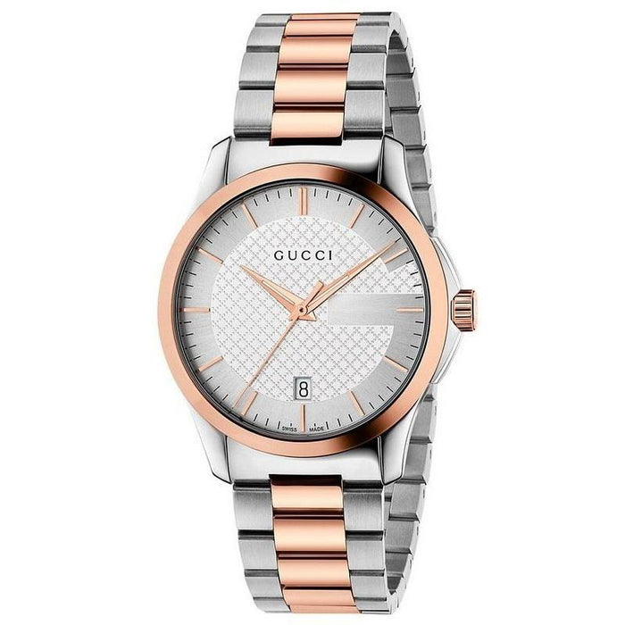 Gucci G-Timeless Quartz Two-Tone Stainless Steel Watch YA126473 