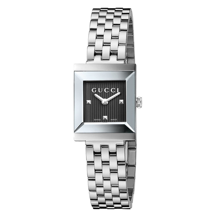 Gucci G-Frame Quartz Stainless Steel Watch YA128403 