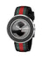 Gucci U-Play Quartz Green red and black Nylon Watch YA129444 