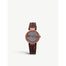 Gucci Interlocking Quartz Brown Leather Watch YA133504 