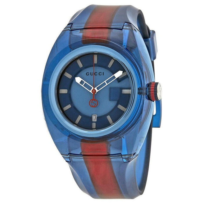 Gucci Sync XL Quartz Two-Tone Rubber Watch YA137112 