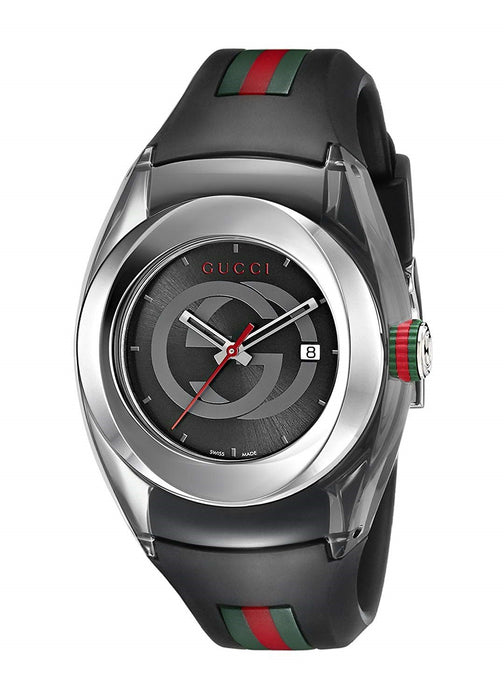 Gucci Sync Quartz Multicolored Rubber Watch YA137301 