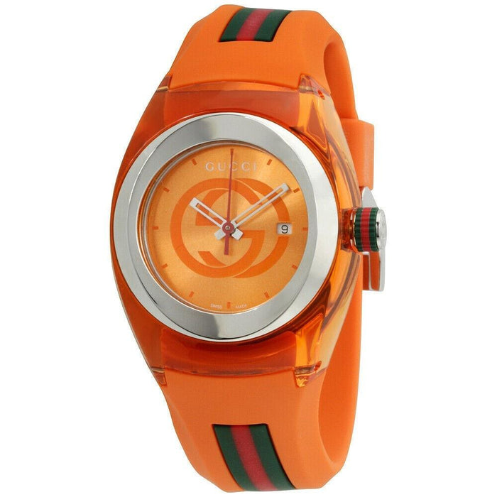 Gucci Sync Quartz Multicolored Silicone Watch YA137311 
