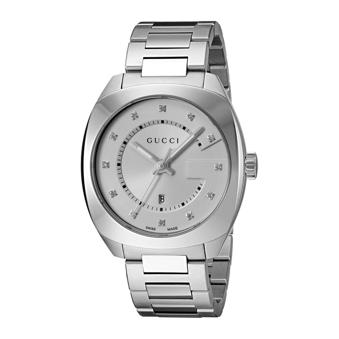 Gucci GG2570 Quartz Diamond Stainless Steel Watch YA142403 
