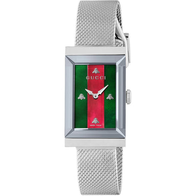 Gucci G-Frame Quartz Stainless Steel Watch YA147401 