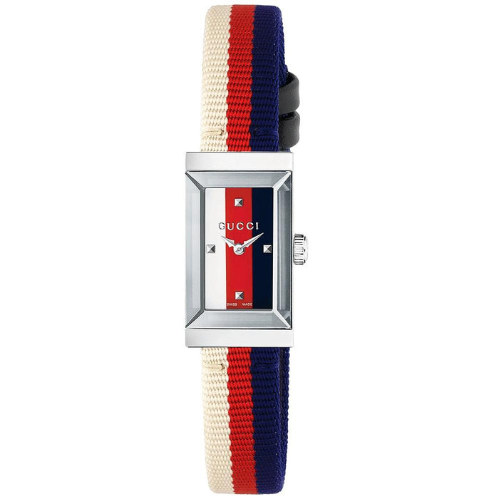 Gucci G-Frame Quartz Multicolour Nylon Watch YA147508 